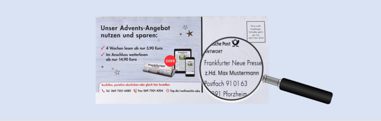 SV-Dialogmethode svBlog Empfänger Name in Firmenadresse